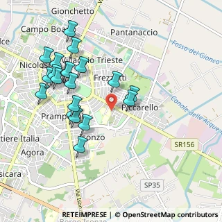 Mappa Via Ponchielli Amilcare, 04100 Latina LT, Italia (1.072)