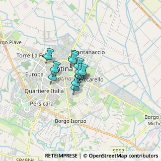 Mappa Via Ponchielli Amilcare, 04100 Latina LT, Italia (0.91091)