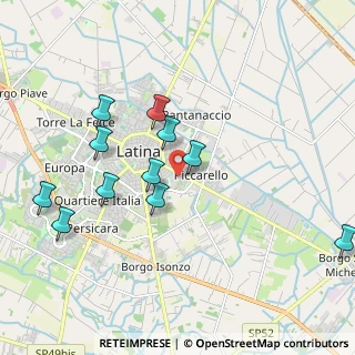 Mappa Via Ponchielli Amilcare, 04100 Latina LT, Italia (2.10636)