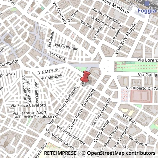 Mappa Via Ernesto Petrone, 7, 71121 Foggia, Foggia (Puglia)