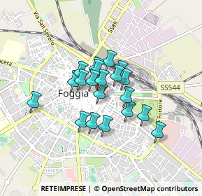 Mappa Vico Freccia, 71121 Foggia FG, Italia (0.6205)