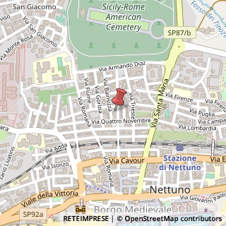 Mappa Via Vittorio Veneto, 79, 00048 Nettuno, Roma (Lazio)
