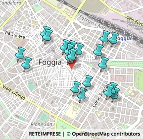 Mappa Via de Nittis, 71121 Foggia FG, Italia (0.4455)