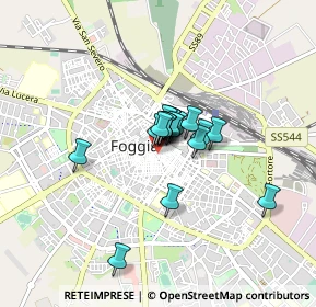 Mappa Via de Nittis, 71121 Foggia FG, Italia (0.48722)