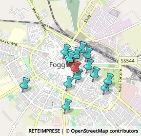 Mappa Via de Nittis, 71121 Foggia FG, Italia (0.654)