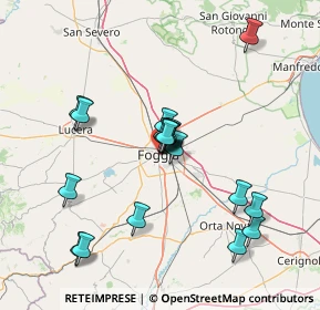 Mappa Via de Nittis, 71121 Foggia FG, Italia (14.07895)