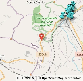 Mappa SS 6 Dir, 86079 Venafro IS, Italia (3.67133)