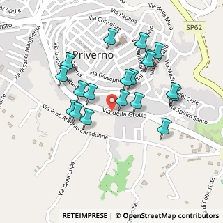 Mappa Via della Grotta, 04015 Priverno LT, Italia (0.23)