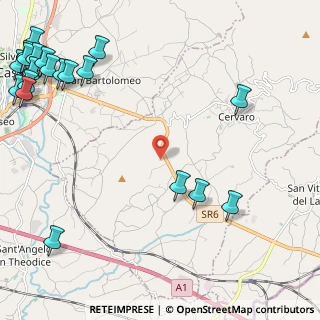 Mappa Via Casilina, 03044 Cervaro FR, Italia (3.712)