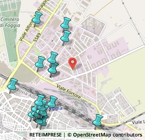 Mappa Via di Fabbrica, 71100 Foggia FG, Italia (0.7335)