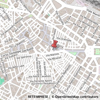 Mappa Piazza Guglielmo Marconi, 11, 71121 Foggia, Foggia (Puglia)