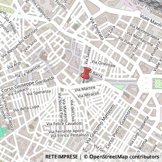 Mappa Piazza marconi guglielmo 11, 71100 Foggia, Foggia (Puglia)