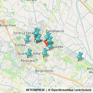 Mappa Via Donato Bramante, 04100 Latina LT, Italia (1.36)