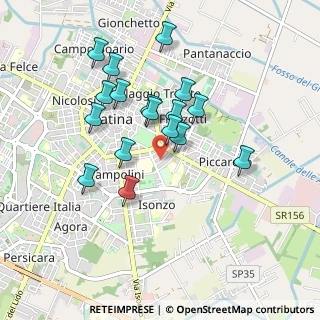 Mappa Via Donato Bramante, 04100 Latina LT, Italia (0.86706)
