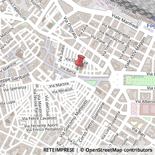Mappa Via Diomede,  11, 71100 Foggia, Foggia (Puglia)