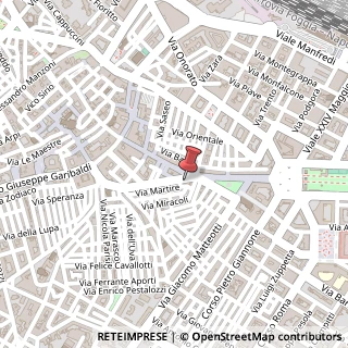 Mappa Piazza Umberto Giordano, 26, 71121 Foggia, Foggia (Puglia)