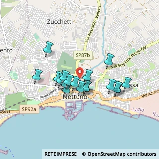 Mappa Via Piemonte, 00048 Nettuno RM, Italia (0.76222)