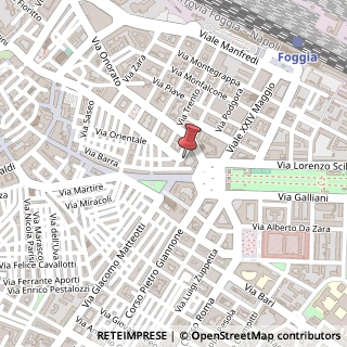 Mappa Via Trieste, 12, 71121 Foggia, Foggia (Puglia)