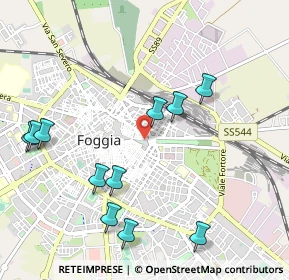 Mappa 71121 Foggia FG, Italia (1.21455)