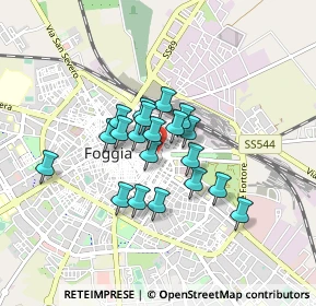 Mappa 71121 Foggia FG, Italia (0.6365)