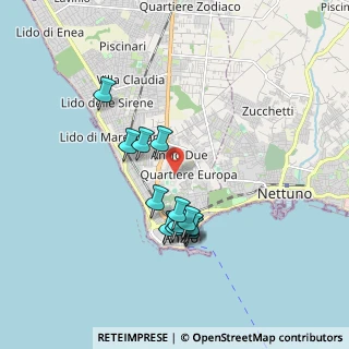 Mappa P.le Christian Cappelluti, 00042 Anzio RM, Italia (1.65)