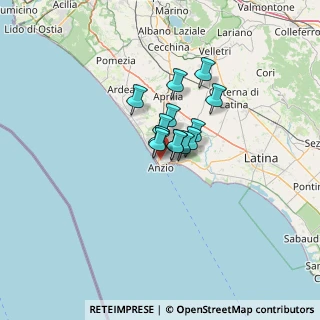 Mappa Via Antium, 00042 Anzio RM, Italia (7.24462)