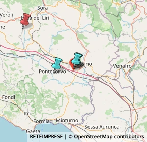 Mappa E45, 03030 Villa Santa Lucia FR, Italia (43.695)