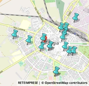 Mappa Vico Del Fico, 71121 Foggia FG, Italia (0.99063)