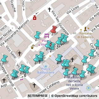 Mappa Piazza Francesco de Sanctis, 71121 Foggia FG, Italia (0.06429)