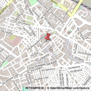 Mappa Piazza Mercato, 43, 71121 Foggia, Foggia (Puglia)