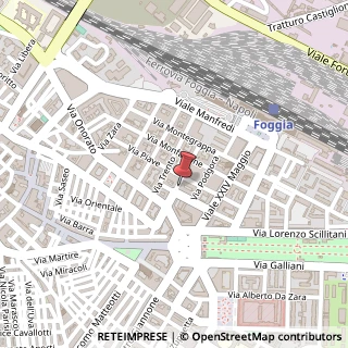 Mappa Via Trieste, 22, 71121 Foggia, Foggia (Puglia)