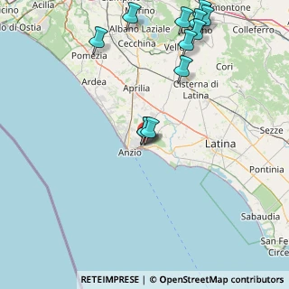 Mappa Via Sele, 00048 Nettuno RM, Italia (20.6525)