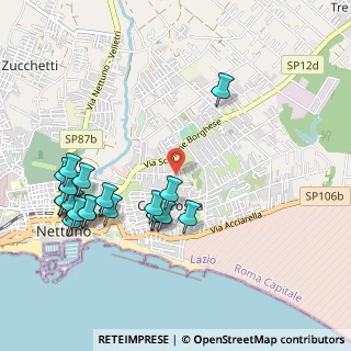 Mappa Via Eschieto, 00048 Nettuno RM, Italia (1.2105)