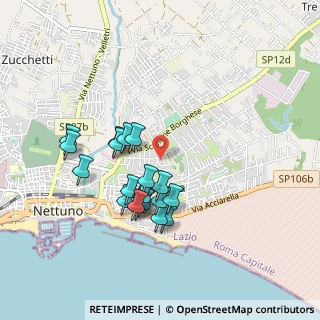 Mappa Via Eschieto, 00048 Nettuno RM, Italia (0.873)