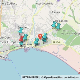Mappa Via Eschieto, 00048 Nettuno RM, Italia (1.48273)