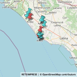 Mappa Via Casal di Brocco, 00042 Anzio RM, Italia (10.70286)