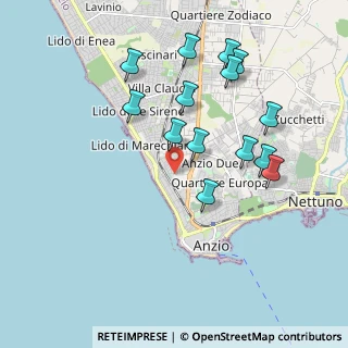 Mappa Via Casal di Brocco, 00042 Anzio RM, Italia (2.05143)