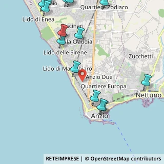 Mappa Via Casal di Brocco, 00042 Anzio RM, Italia (3.06357)