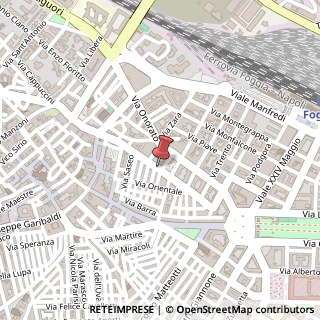 Mappa Piazza Sa, 71100 Foggia, Foggia (Puglia)