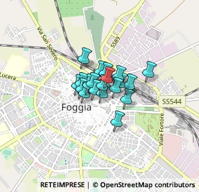 Mappa Via Zara, 71121 Foggia FG, Italia (0.4025)