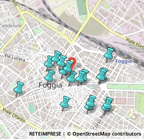 Mappa Via la Greca, 71121 Foggia FG, Italia (0.455)