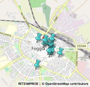 Mappa Via la Greca, 71121 Foggia FG, Italia (0.47333)