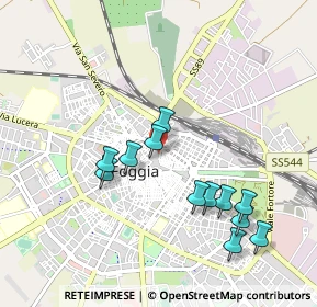 Mappa Piazza Cesare Battisti, 71100 Foggia FG, Italia (1.00583)