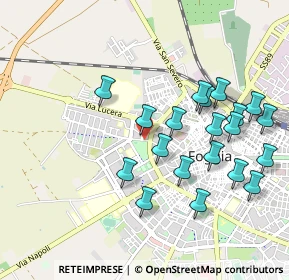 Mappa Via Luigi Rovelli, 71100 Foggia FG, Italia (1.0575)