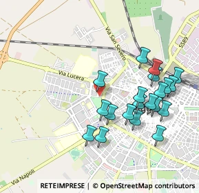 Mappa Via Luigi Rovelli, 71100 Foggia FG, Italia (1.042)