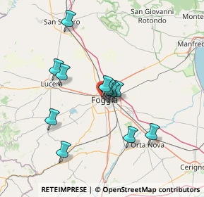 Mappa Via Luigi Rovelli, 71100 Foggia FG, Italia (12.53083)