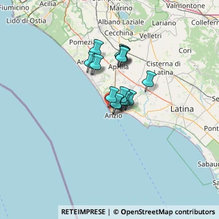 Mappa Piazza Santa Maria Regina, 00042 Anzio RM, Italia (9.2975)