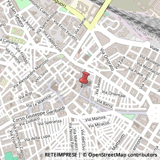 Mappa Via Guglielmo Oberdan,  24, 71100 Foggia, Foggia (Puglia)