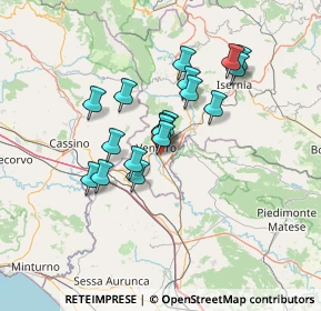 Mappa SS  85 Venafrana Km 18, 86079 Venafro IS, Italia (11.63111)