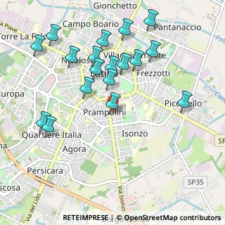 Mappa Via Giuseppe Verdi, 04100 Latina LT, Italia (1.14278)